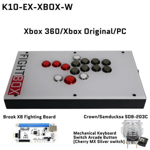 FightBox K10-EX All Button Leverless Arcade Game Controller