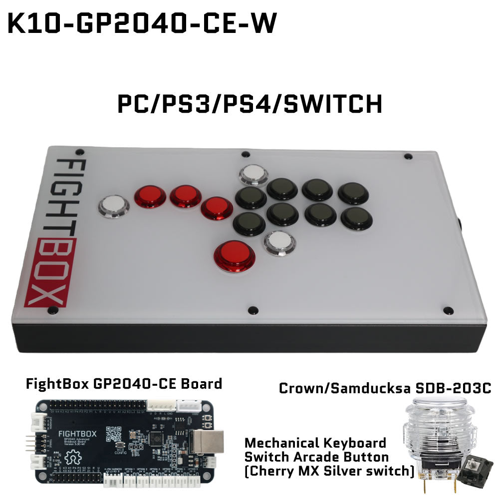 FightBox K10 Mechanical Keyboard Arcade Button All Button