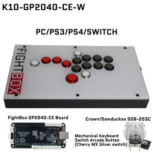 FightBox K10 Mechanical Keyboard Arcade Button All Button