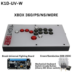 FightBox K10 All Button Leverless Arcade Game Controller