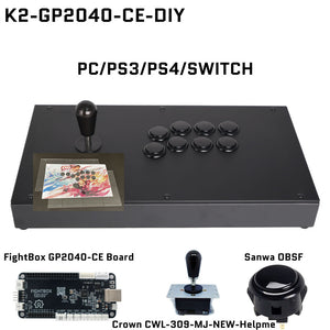 FightBox K2 Korean Lever Arcade Joystick Game Controller for PC/PS