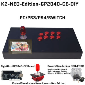 FightBox K2-NEO-Edition Korean Knee Lever Arcade Joystick Game