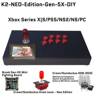 FightBox K2-NEO-Edition Korean Knee Lever Arcade Joystick Game