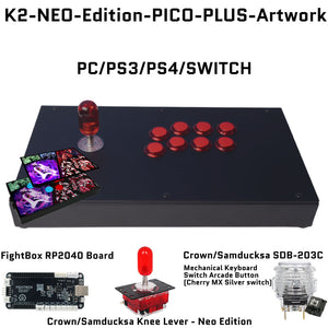 FightBox K2-NEO-Edition Korean Knee Lever Arcade Joystick Game