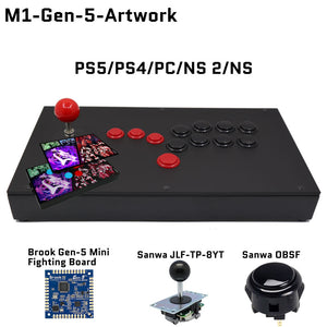 FightBox M1 Joystick and All Button Leverless Arcade Game Controller