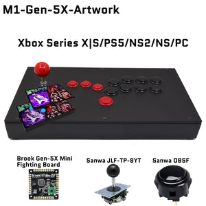 FightBox M1 Joystick and All Button Leverless Arcade Game Controller