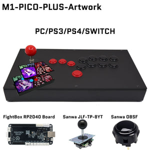 FightBox M1 Joystick and All Button Leverless Arcade Game Controller