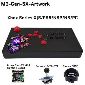 FightBox M3 Joystick and All Button Leverless Arcade Game Controller