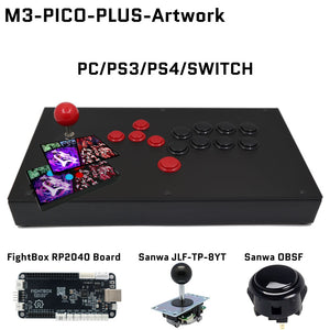 FightBox M3 Joystick and All Button Leverless Arcade Game Controller