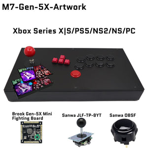 FightBox M7 Joystick and Keyboard Button Leverless Arcade Game Controller