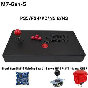 FightBox M7 Joystick and Keyboard Button Leverless Arcade Game Controller