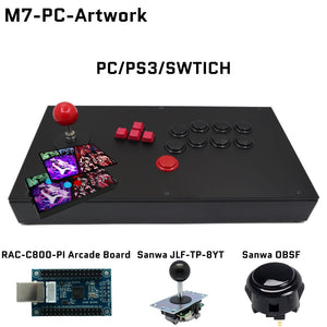 FightBox M7 Joystick and Keyboard Button Leverless Arcade Game Controller