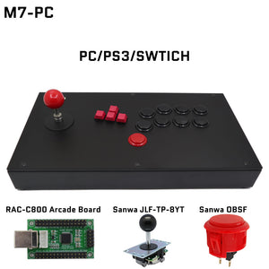 FightBox M7 Joystick and Keyboard Button Leverless Arcade Game Controller