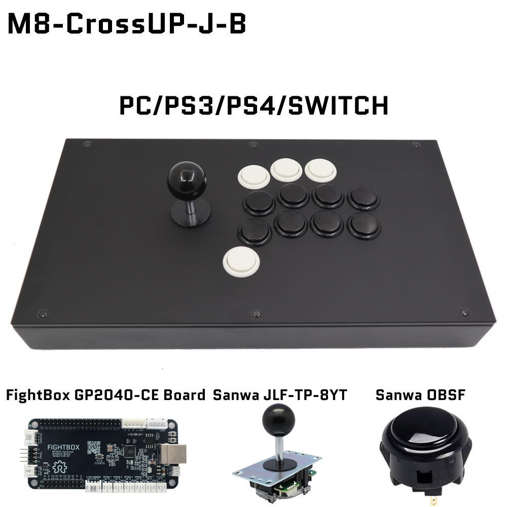 FIGHTBOX M8 CrossUP [M8-CU]アーケードコントローラー M8-CrossUP-J-B_584a9706-6028-