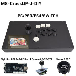 FIGHTBOX M8 Cross UP アケコン FightBox M8-CrossUP Arcade Joystick Game Controller for PC/PS/XBOX
