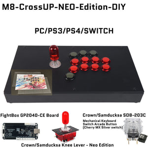 FightBox M8 ファイトボックス FightBox M8-CrossUP-NEO-Edition Korean Knee Lever Arcade Joystick