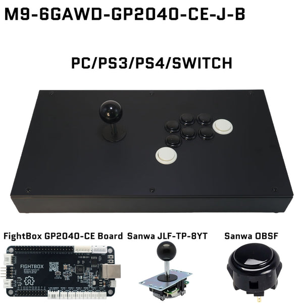 FIGHTBOX アケコン　M9 M9-6GAWD-GP2040-CE-J-B_grande.
