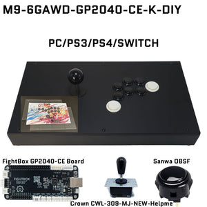 FightBox M9-6GAWD Arcade Joystick FightStick Game Controller for