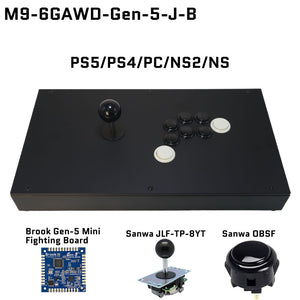 FightBox M9-6GAWD Arcade Joystick FightStick Game Controller for