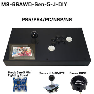 FightBox M9-6GAWD Arcade Joystick FightStick Game Controller for