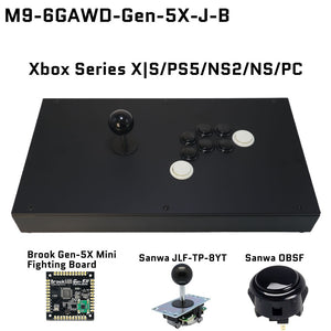FightBox M9-6GAWD Arcade Joystick FightStick Game Controller for