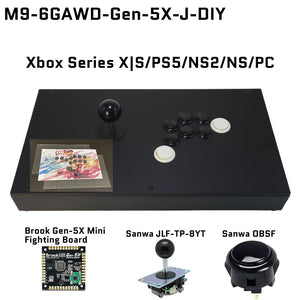 FightBox M9-6GAWD Arcade Joystick FightStick Game Controller for