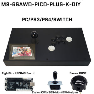 FightBox M9-6GAWD Arcade Joystick FightStick Game Controller for