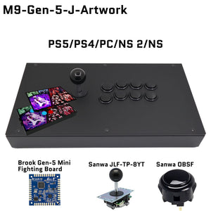FightBox M9 Arcade Joystick FightStick Game Controller for PC/PS/XBOX/SWITCH
