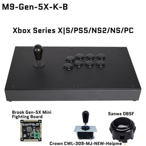 FightBox M9 Arcade Joystick FightStick Game Controller for PC/PS/XBOX/SWITCH