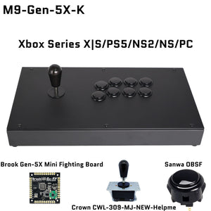 FightBox M9 Arcade Joystick FightStick Game Controller for PC/PS/XBOX/SWITCH