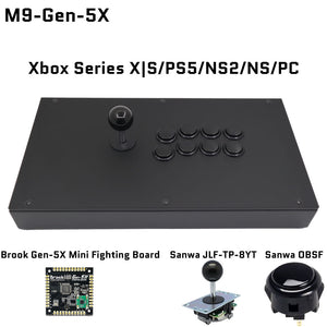 FightBox M9 Arcade Joystick FightStick Game Controller for PC/PS/XBOX/SWITCH
