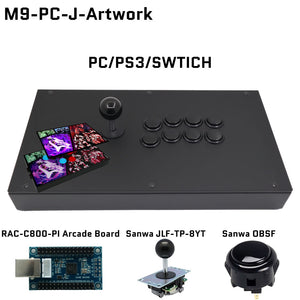 FightBox M9 Arcade Joystick FightStick Game Controller for PC/PS/XBOX/SWITCH