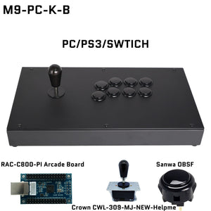 FightBox M9 Arcade Joystick FightStick Game Controller for PC/PS/XBOX/SWITCH