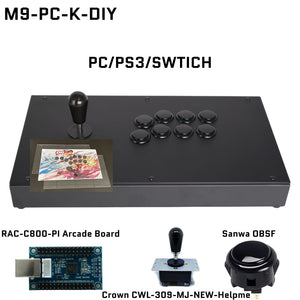 FightBox M9 Arcade Joystick FightStick Game Controller for PC/PS/XBOX/SWITCH