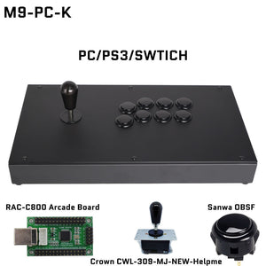 FightBox M9 Arcade Joystick FightStick Game Controller for PC/PS/XBOX/SWITCH