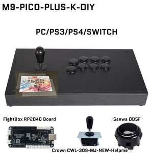 FightBox M9 Arcade Joystick FightStick Game Controller for PC/PS/XBOX/SWITCH