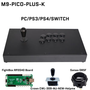 FightBox M9 Arcade Joystick FightStick Game Controller for PC/PS/XBOX/SWITCH