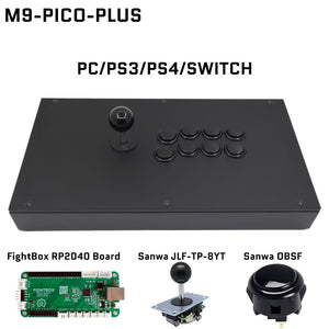 FightBox M9 Arcade Joystick FightStick Game Controller for PC/PS/XBOX/SWITCH