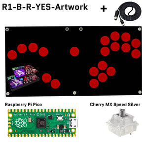 FightBox R1-B Arcade Game Mixed Analog Digital Controller
