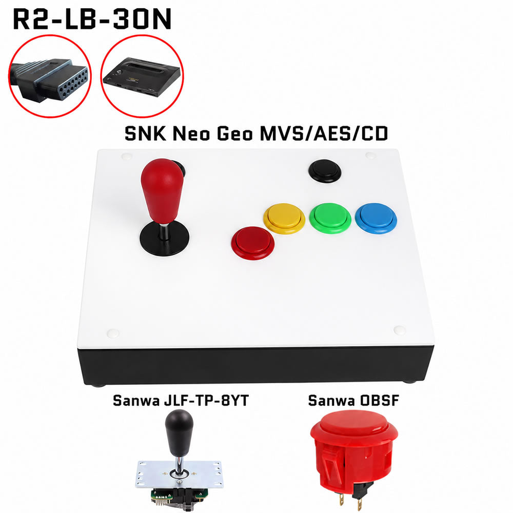 FightBox R2 Arcade Fight Stick Game Controller for SNK Neo Geo MVS