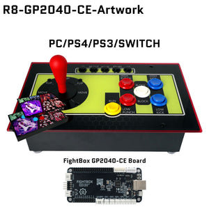FIGHTBOX アーケードスティック USB接続 FightBox M9 Arcade Game Controller for PC/PS/XBOX/SWITCH