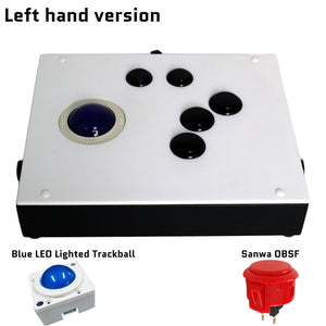 FightBox R6 USB Arcade Game Trackball Controller For MAME RetroArch Raspberry Pi PC