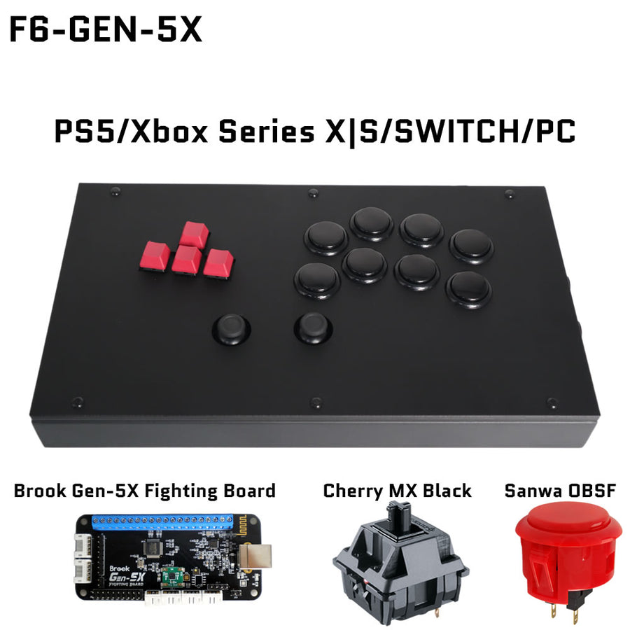 FightBox F6-Analog-Stick Keyboard Button Analog Stick Leverless Arcade ...