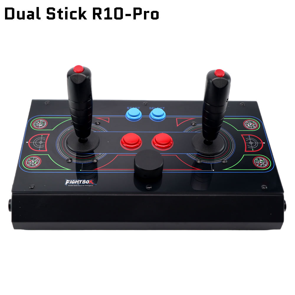 Fightbox R10-Dual-FlightStick Dual Flight Stick With Spinner