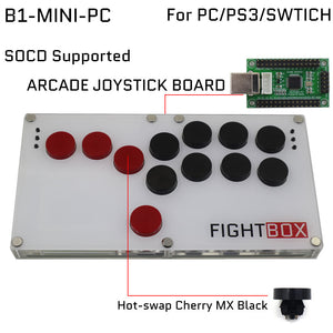 FightBox B1-MINI All Button Leverless Arcade Game Controller for PC/PS/SWITCH