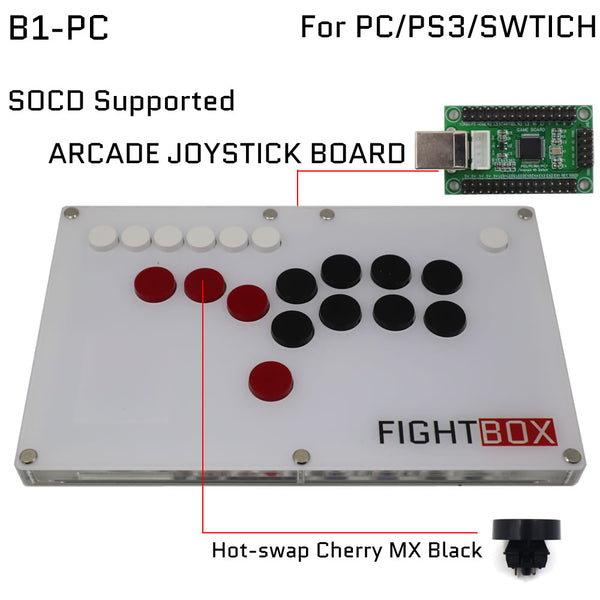 FightBox B1 Arcade Game Controller for PC/PS/XBOX/SWITCH