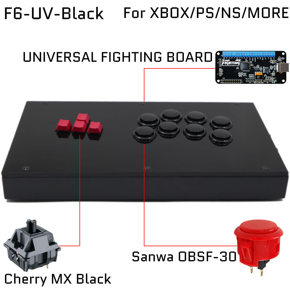 FightBox F6 Arcade Game Controller for PC/PS/XBOX/SWITCH