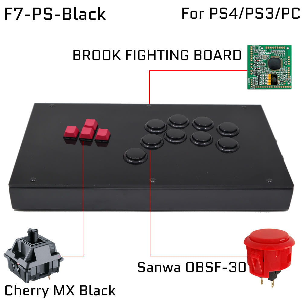 FightBox F7 Arcade Game Controller for PC/PS/XBOX/SWITCH – FightBoxArcade
